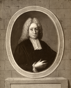 106197 Portret van Adriaan Reland, geboren 1676, hoogleraar in de oosterse talen aan de Utrechtse hogeschool ...